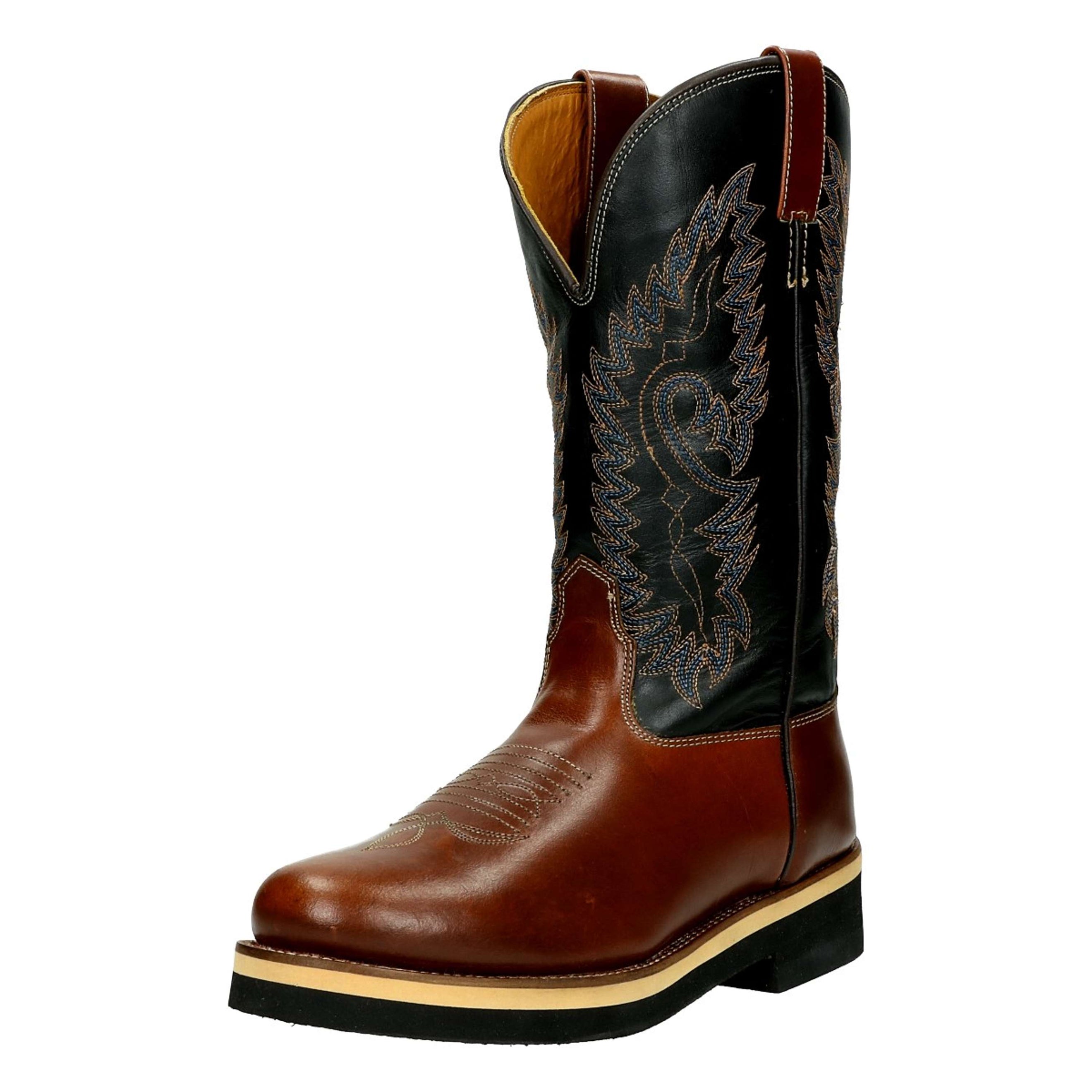 HKM Botte Western -Softy Cow- Marron