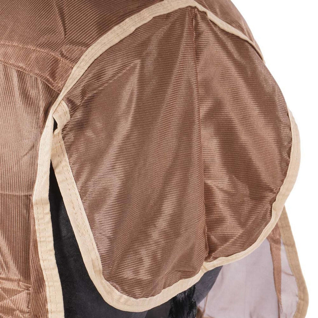 Premiere Couverture Anti-Mouches Base Polyester Maille Taupe