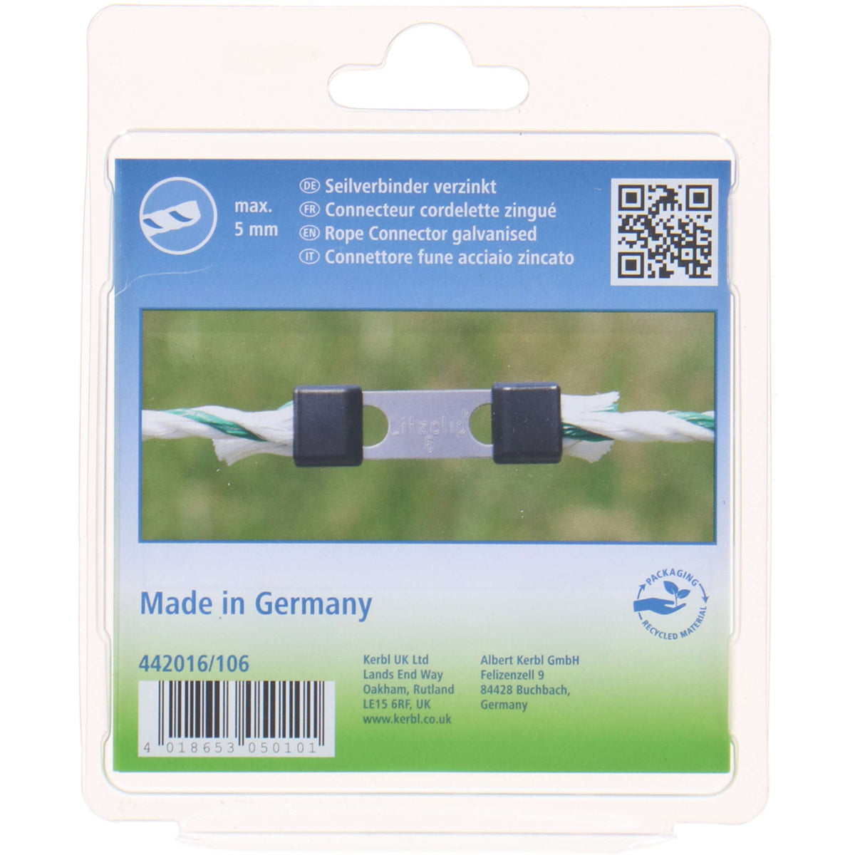 Ako Raccord de Câble Litzclip Galvanisé 10 Pièces