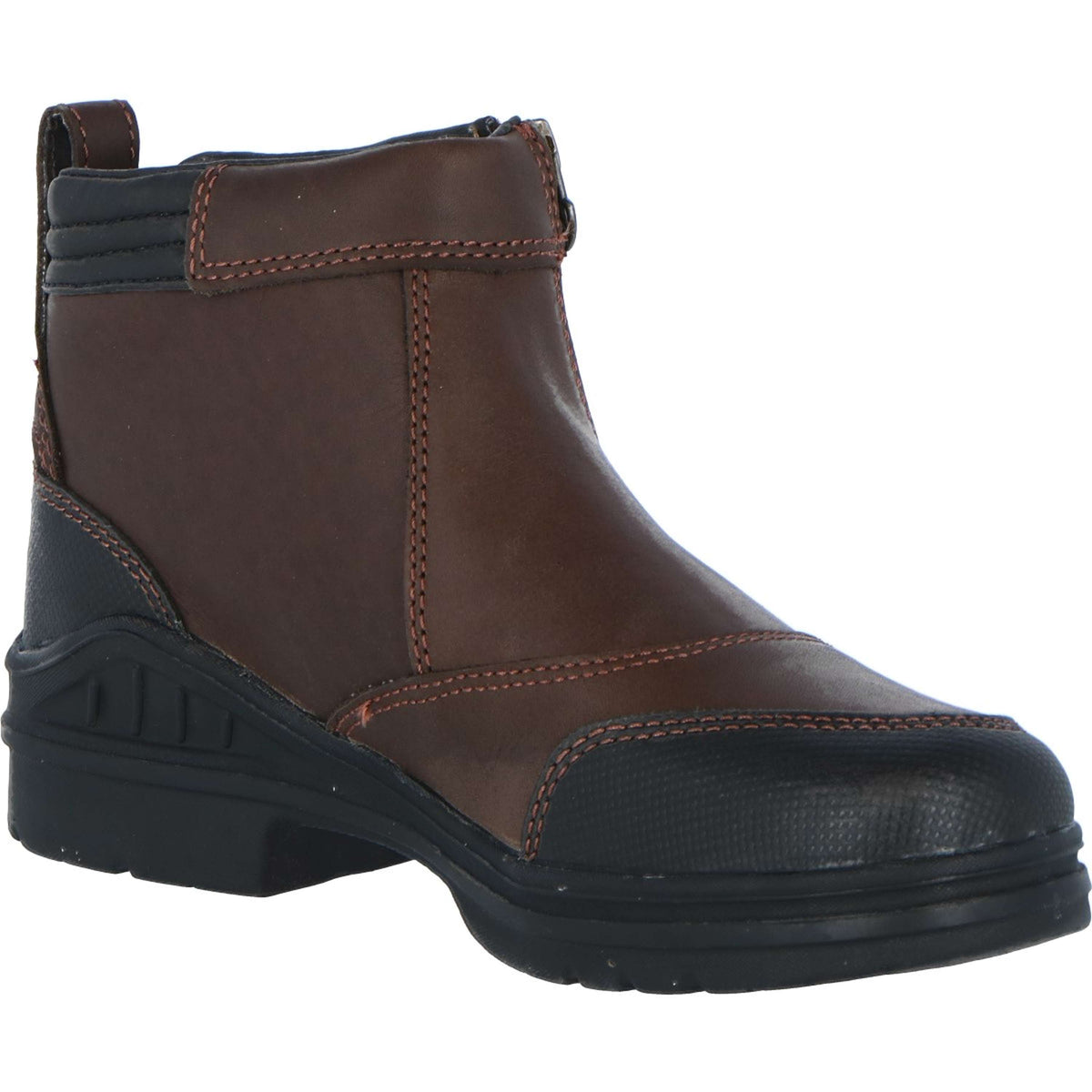 Ariat Chaussures d'Écurie Barnyard Side Zip Marron foncé