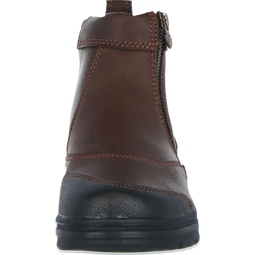Ariat Chaussures d'Écurie Barnyard Side Zip Marron foncé