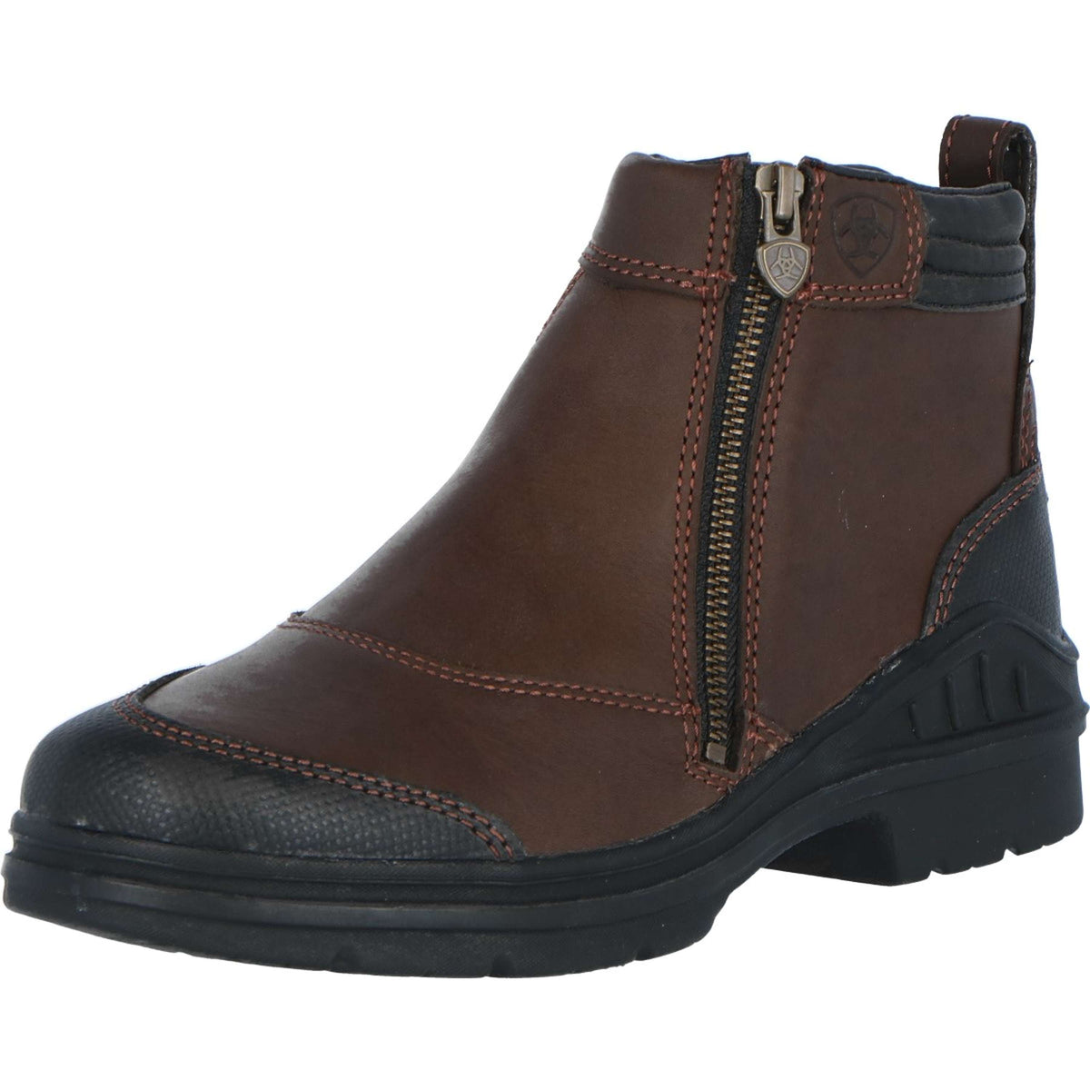 Ariat Chaussures d'Écurie Barnyard Side Zip Marron foncé