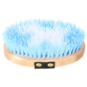 Horka Brosse Douce Bois Poney Bleu Clair