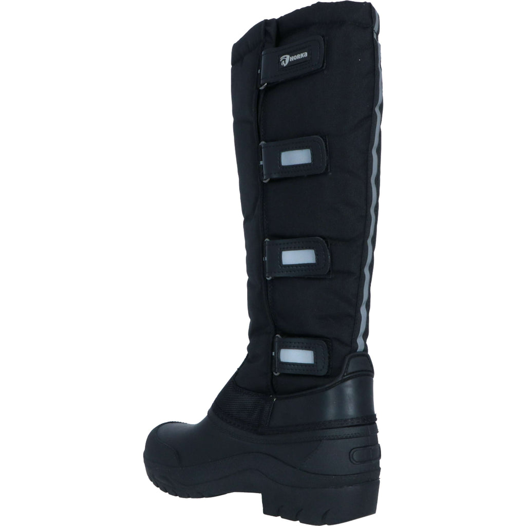 HORKA Bottes d'Hiver Thermo Longue Noir
