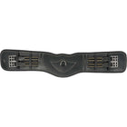HORKA Sangle de Dressage Cuir Noir/Argent