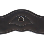 HORKA Sangle de Dressage Cuir Marron/Argent