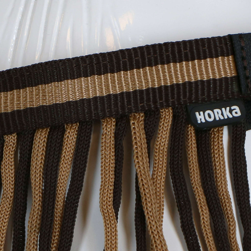 HORKA Frontal Anti-Mouches pour Licol Marron