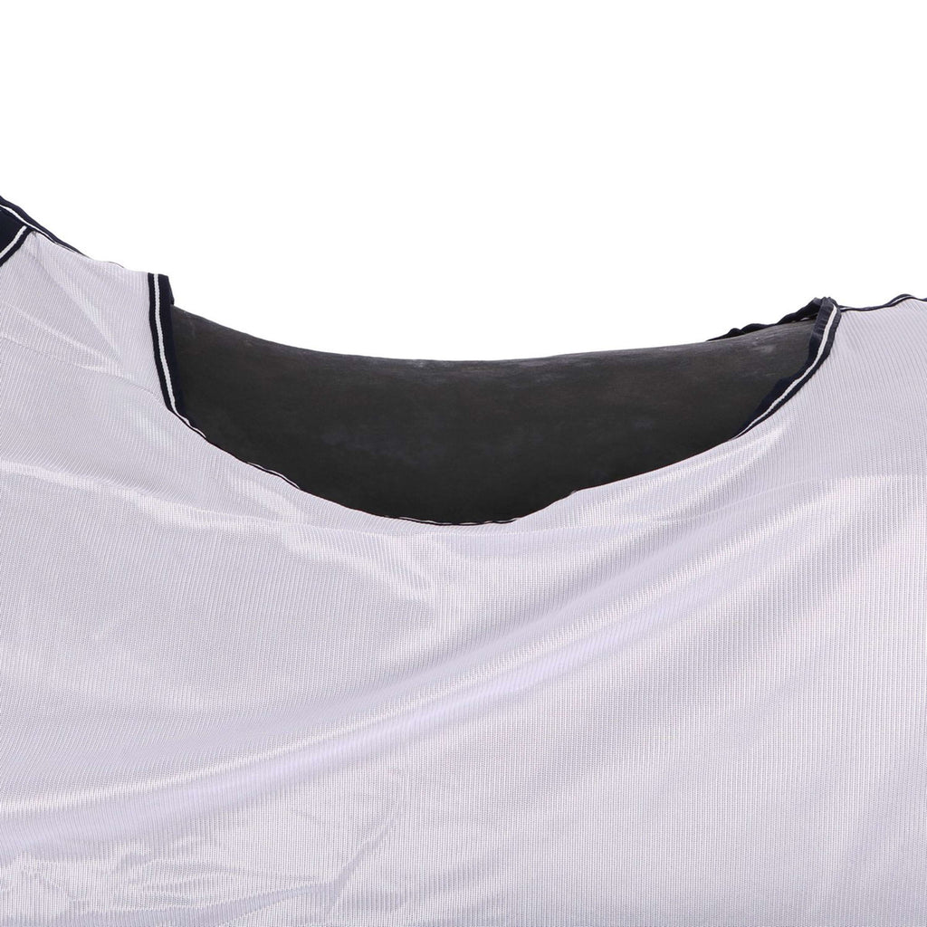 HORKA Couverture Anti-Mouches Mesh Fixe Cou Blanc