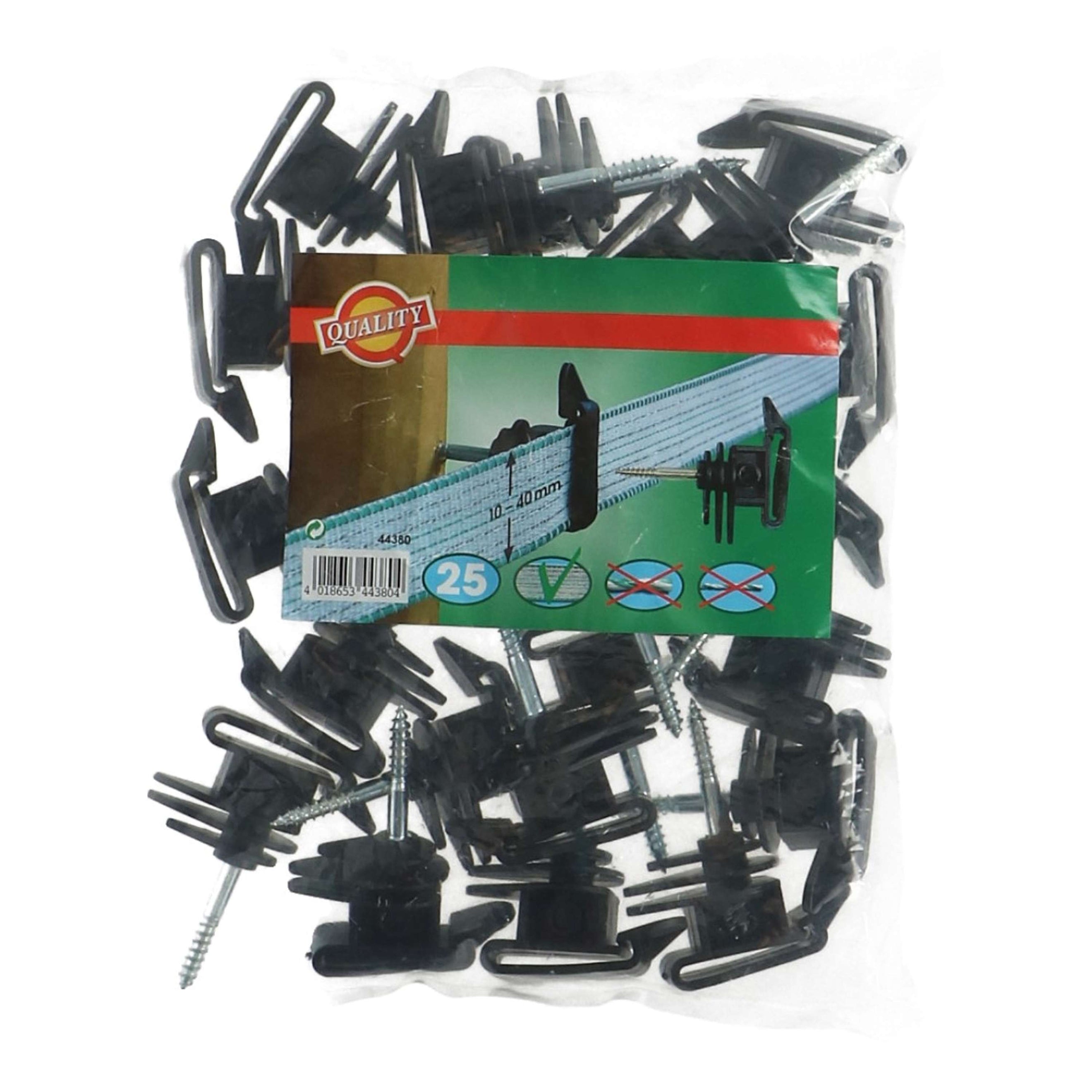 Ako Isolateurs de Ruban Euro jusqu'à 40mm 25 Pièces