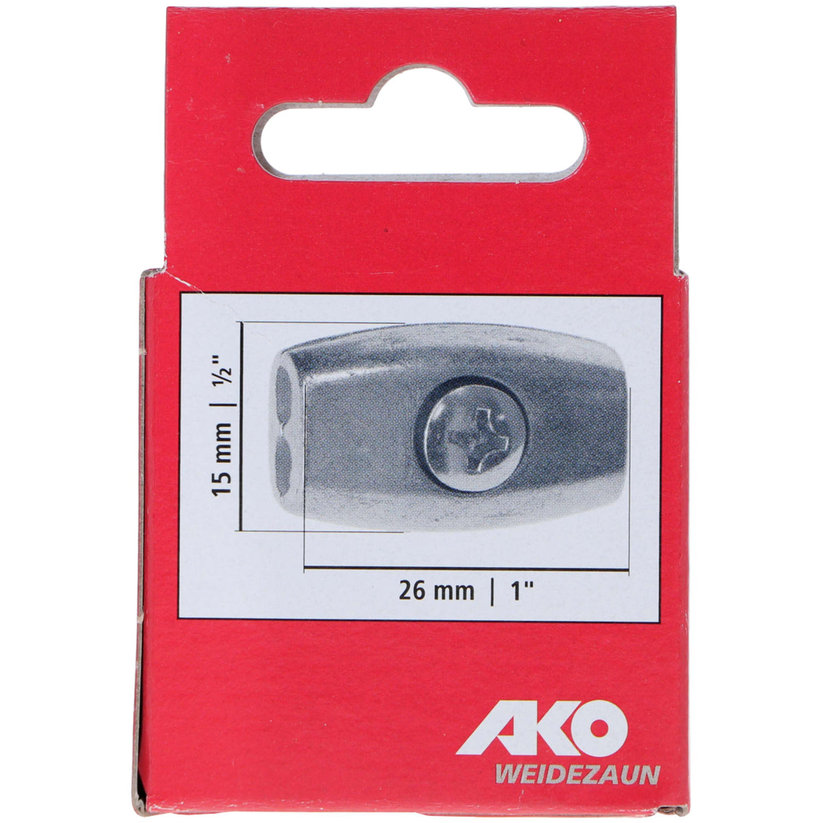 Ako Collier de Serrage Galvanisé 2,5mm 5 Pièces