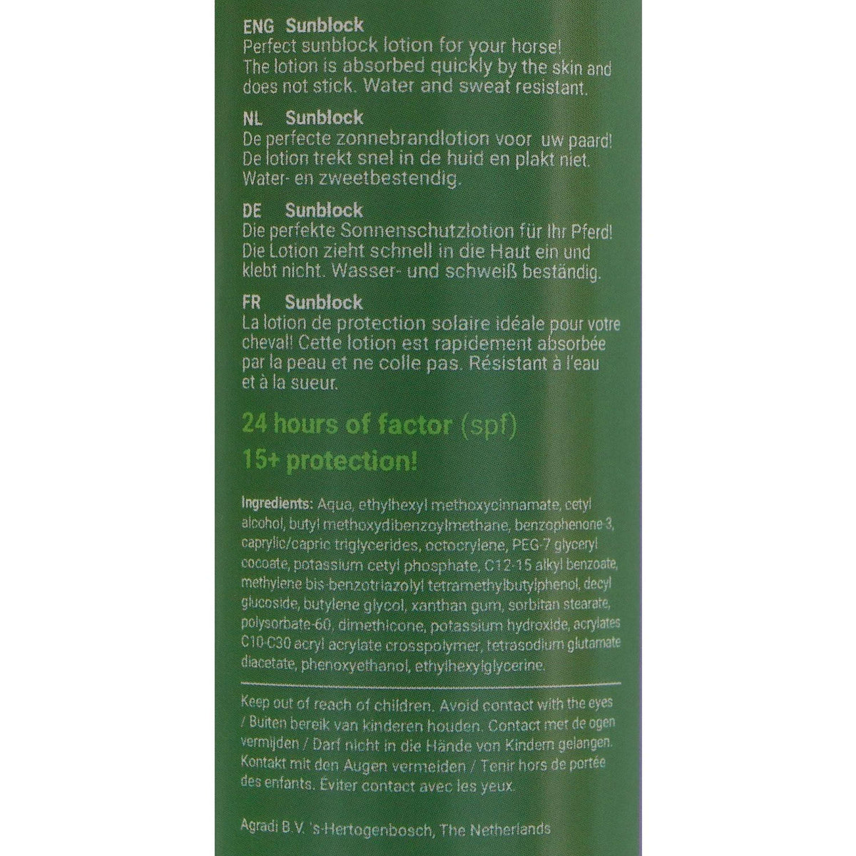 Agradi Horse Lotion Protection Solaire