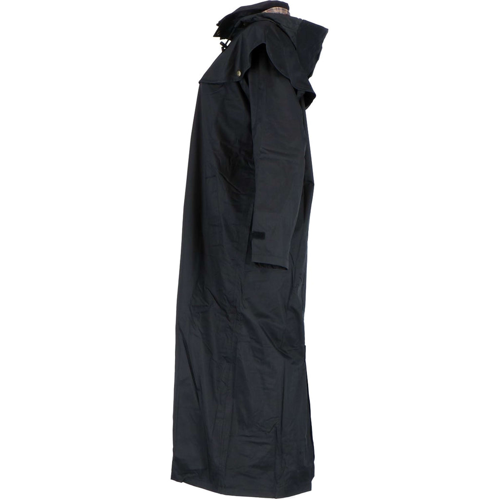 Scippis Black Roo Manteau Stockman Regen Cowboy Noir