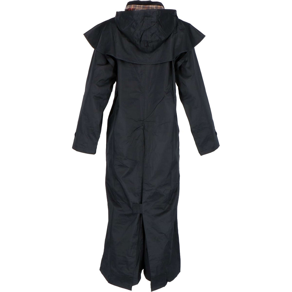 Scippis Black Roo Manteau Stockman Regen Cowboy Noir