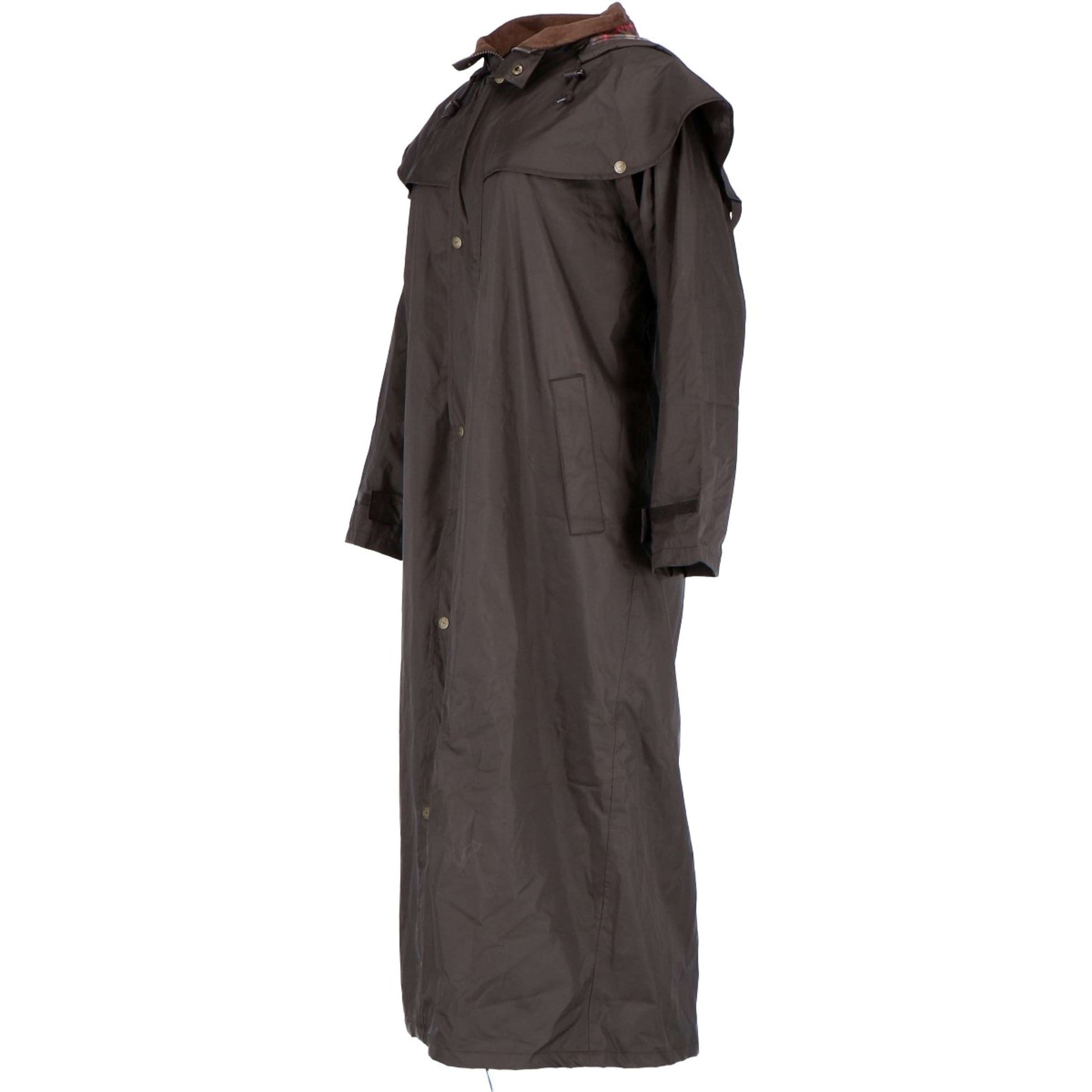 Scippis Black Roo Manteau Stockman Regen Cowboy Marron Scippis Black Roo Manteau Stockman Regen Cowboy Marron