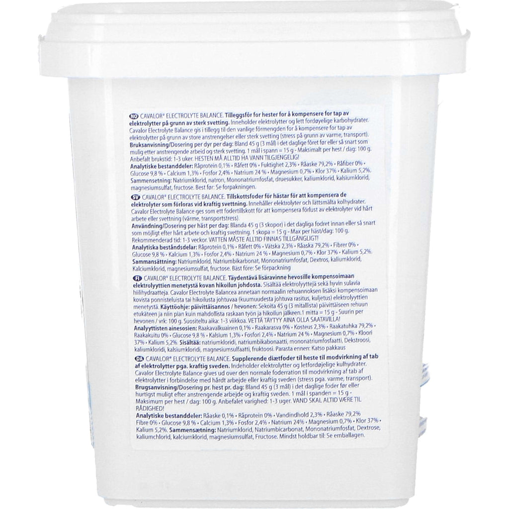 Cavalor Electrolytes Electolyte Balance