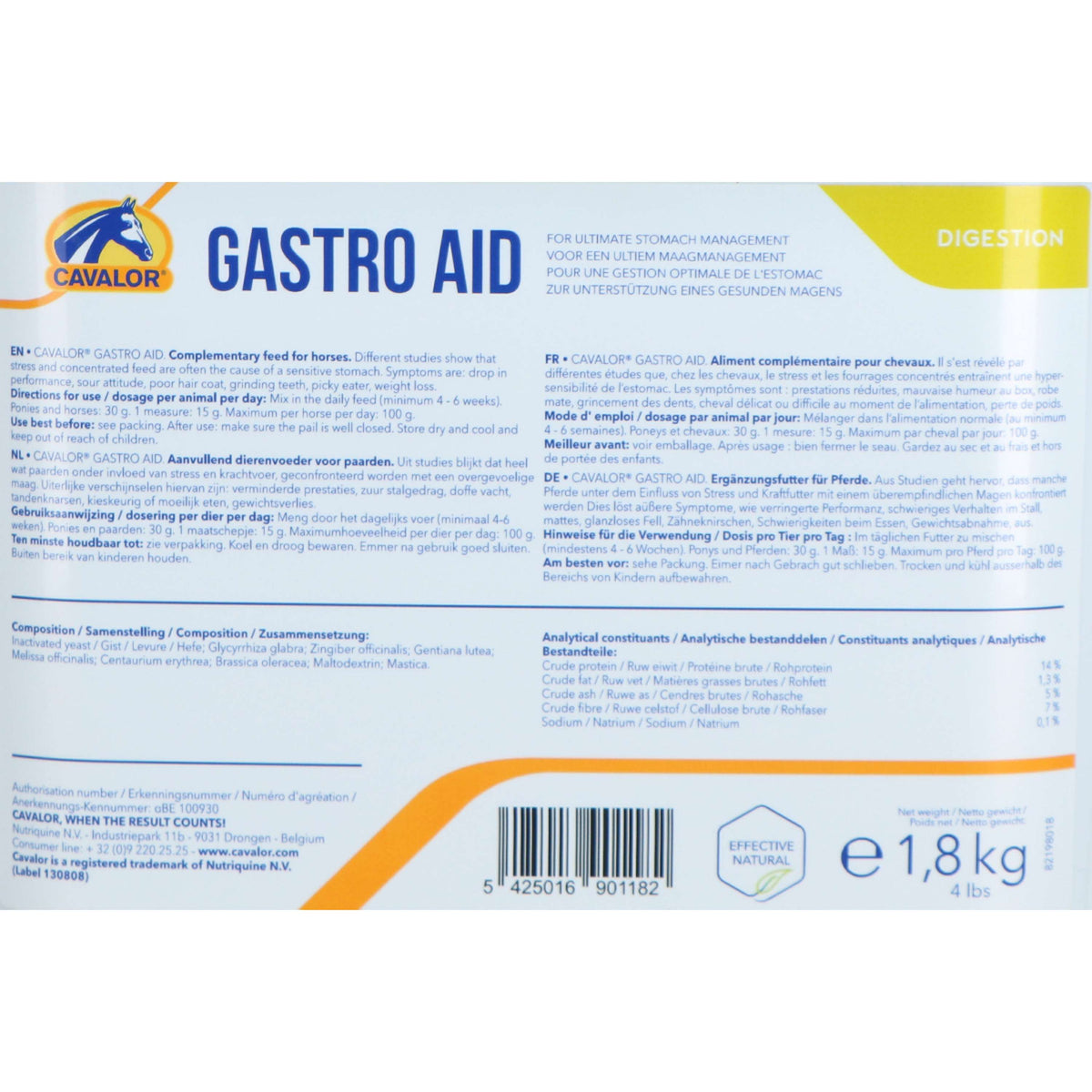 Cavalor Protecteur d'Estomac Gastro Aid