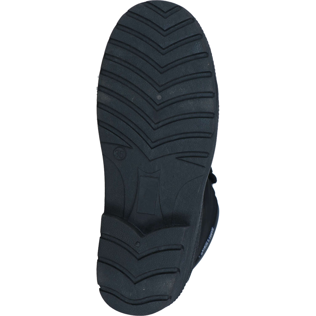 Harry's Horse Chaussure d'Écurie Flock Noir