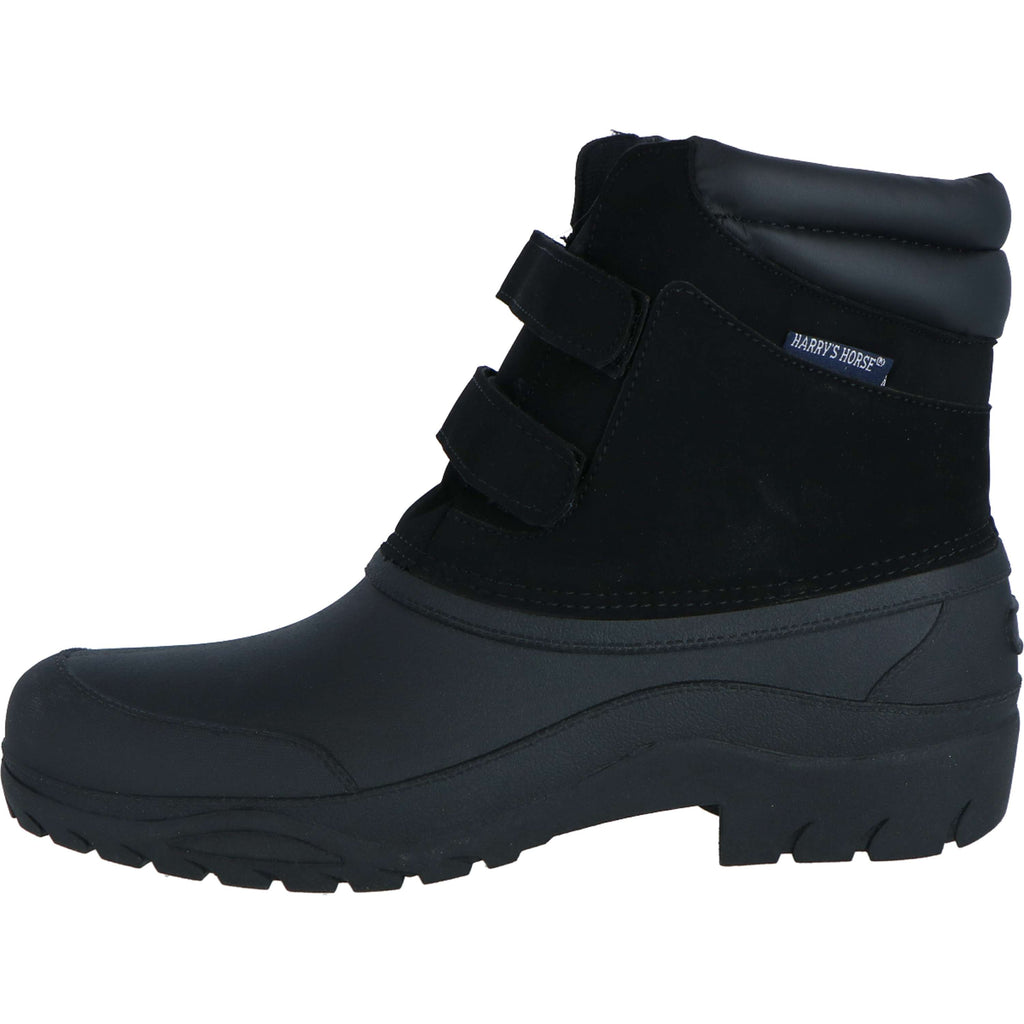 Harry's Horse Chaussure d'Écurie Flock Noir