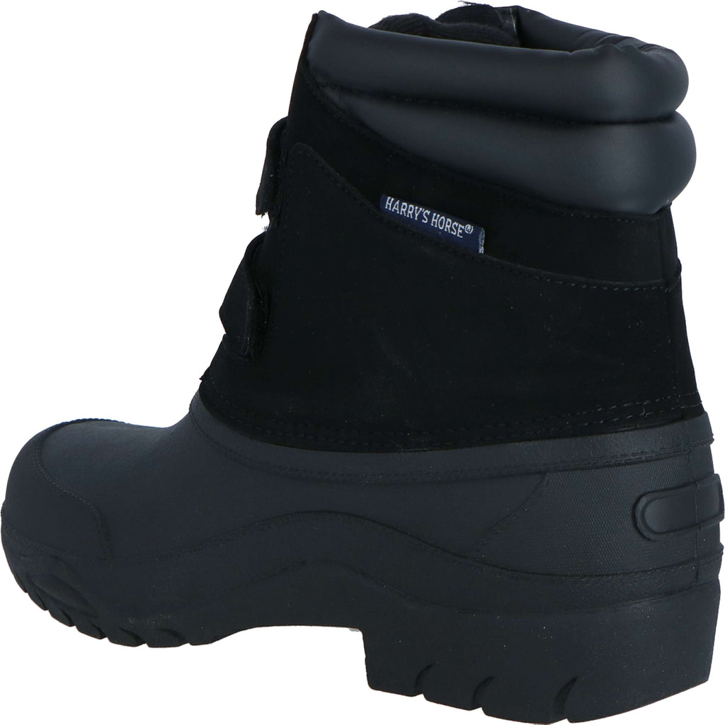 Harry's Horse Chaussure d'Écurie Flock Noir