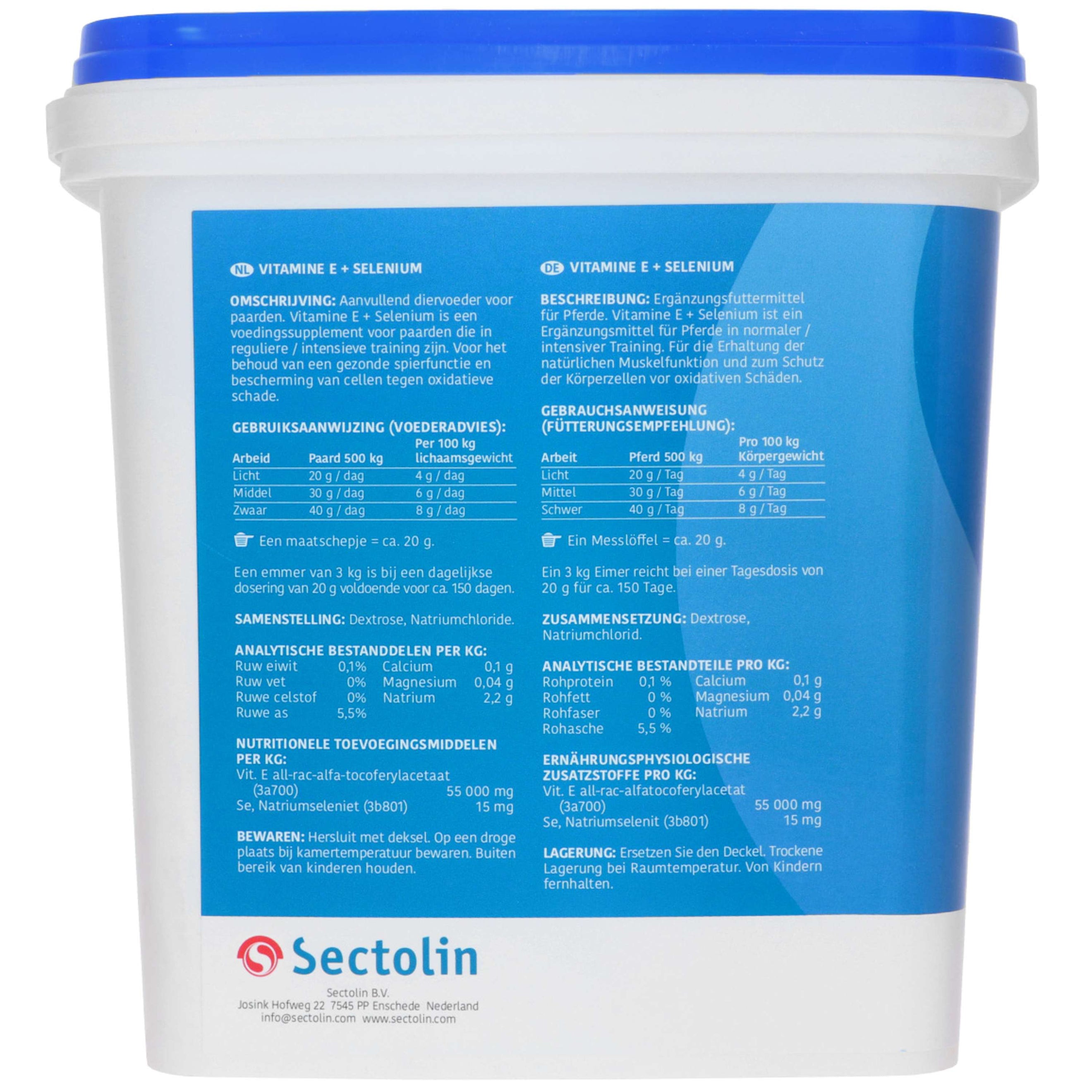 Sectolin Vitamine E + Sélénium Equivital Sectolin Vitamine E + Sélénium Equivital