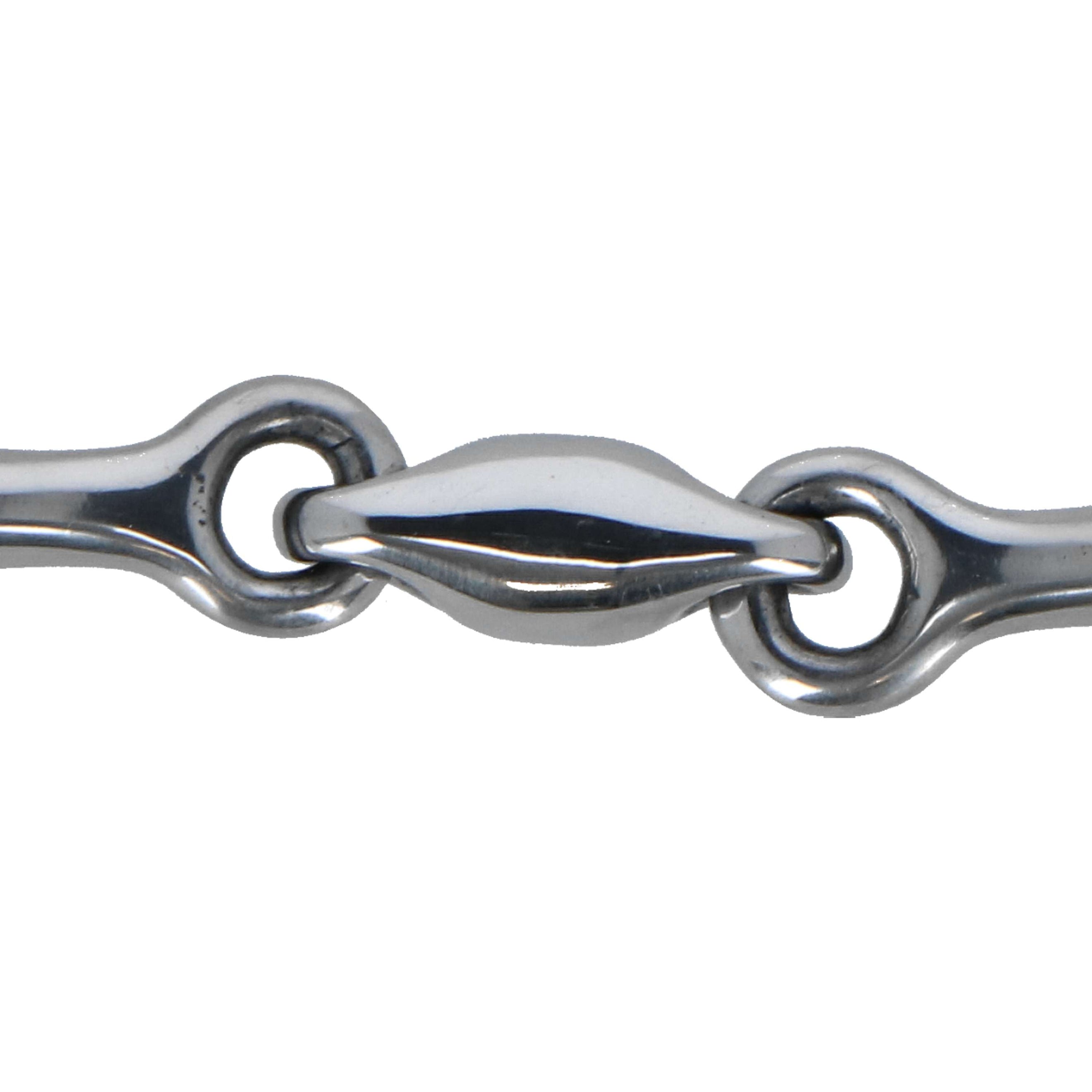 HORKA Mors de Filet Double Brisure 14mm Acier inoxydable HORKA Mors de Filet Double Brisure 14mm Acier inoxydable