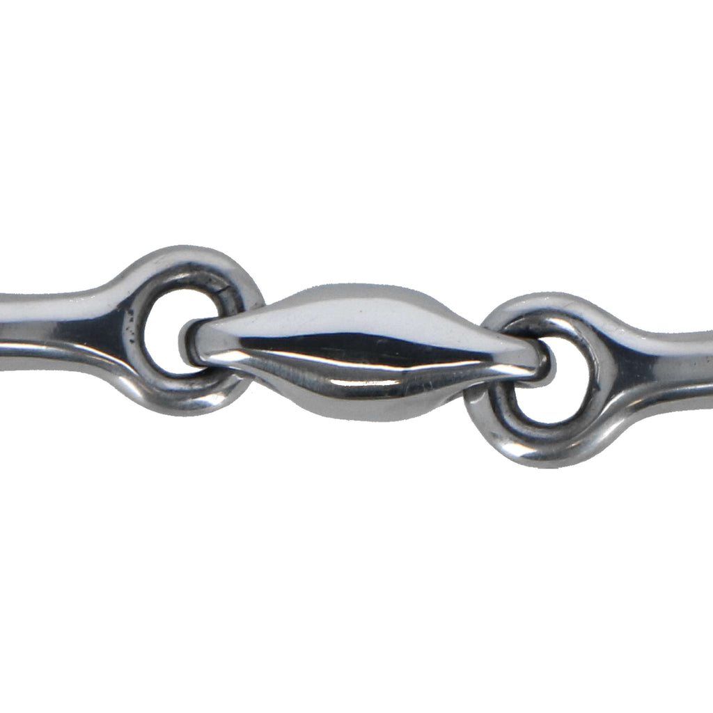HORKA Mors de Filet Double Brisure 14mm Acier inoxydable