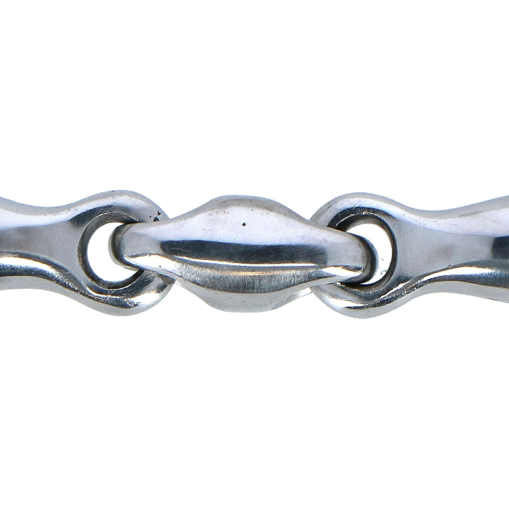 HORKA Mors à Olive Double Brisure Acier Inoxydable 18mm Acier inoxydable
