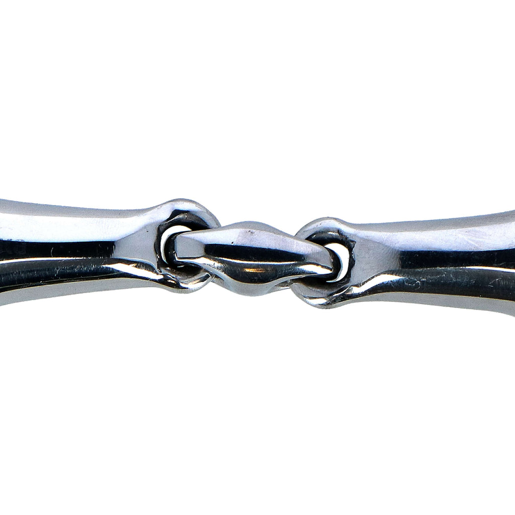 HORKA Mors à Olive Double Brisure Acier Inoxydable 21mm Acier inoxydable
