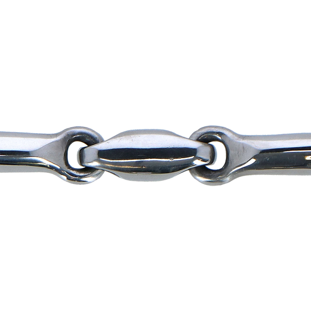 HORKA Mors de Filet Double Brisure 16mm Acier inoxydable