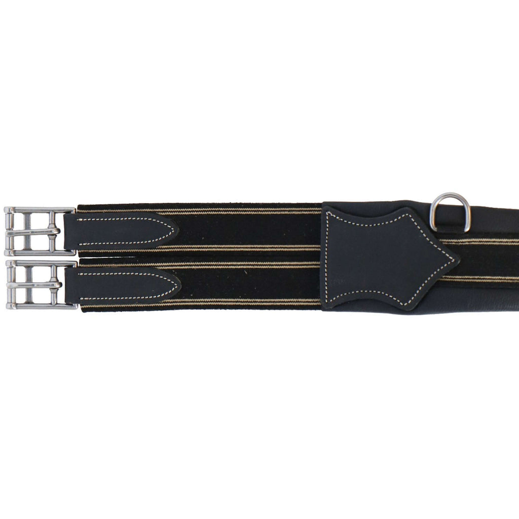 HORKA Sangle Polyvalente Cuir Noir/Argent