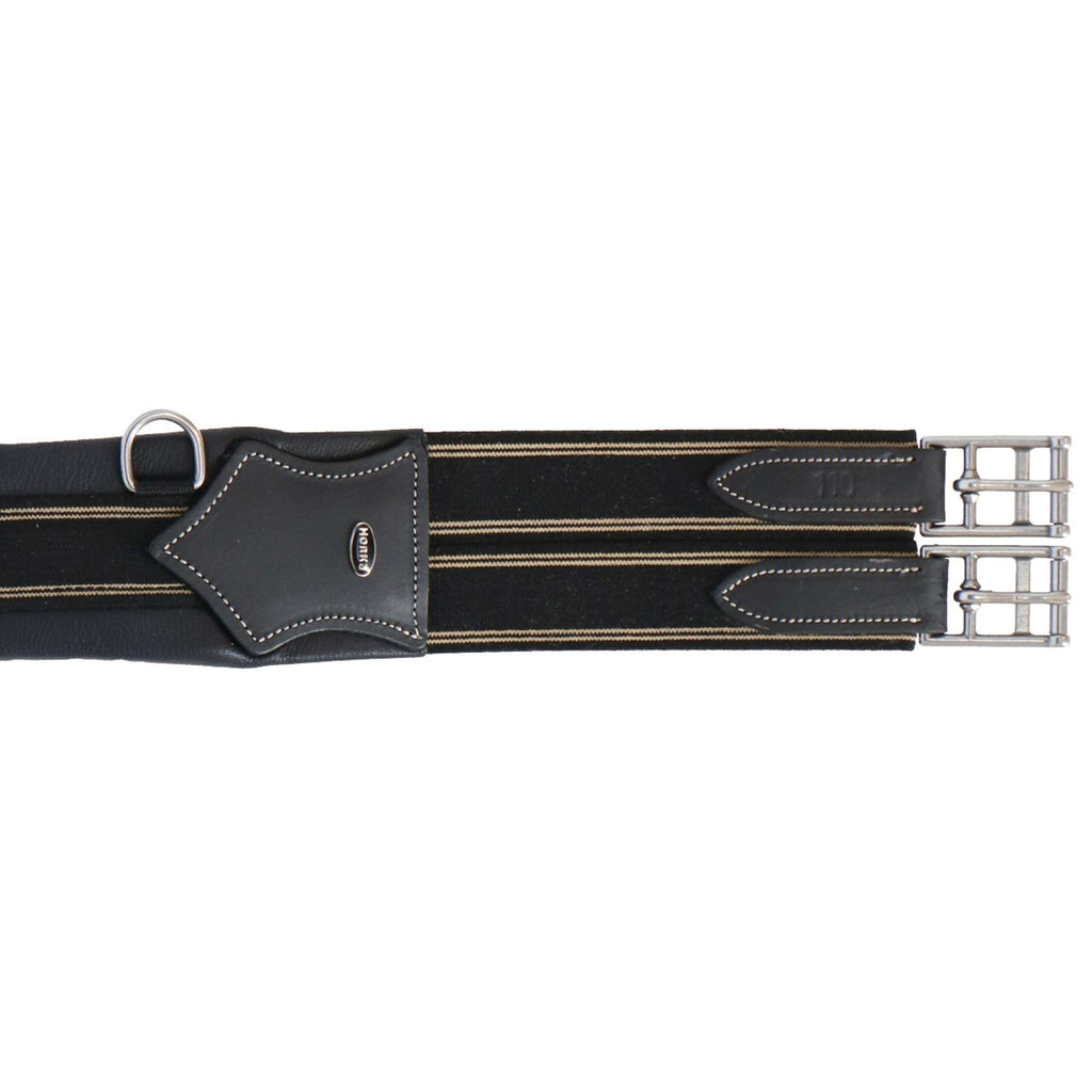 HORKA Sangle Polyvalente Cuir Noir/Argent