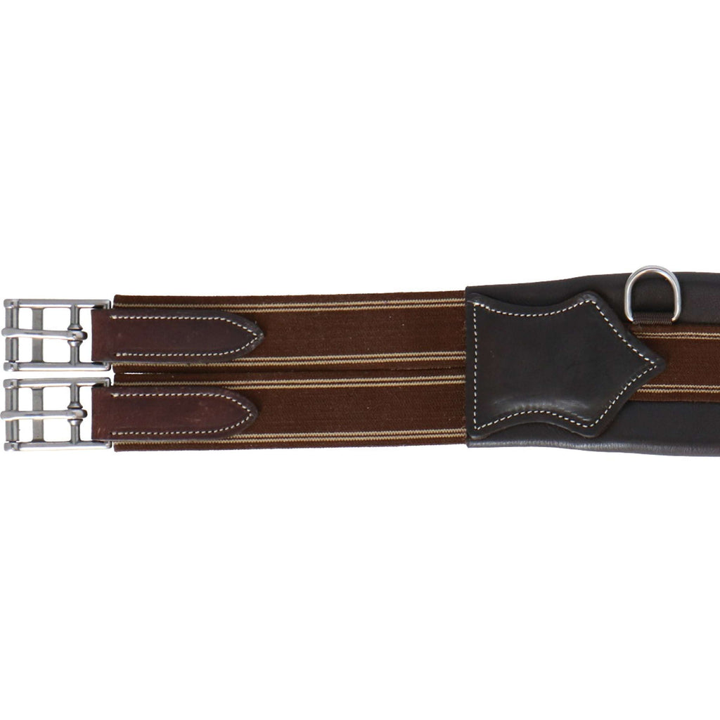 HORKA Sangle Polyvalente Cuir Marron/Argent