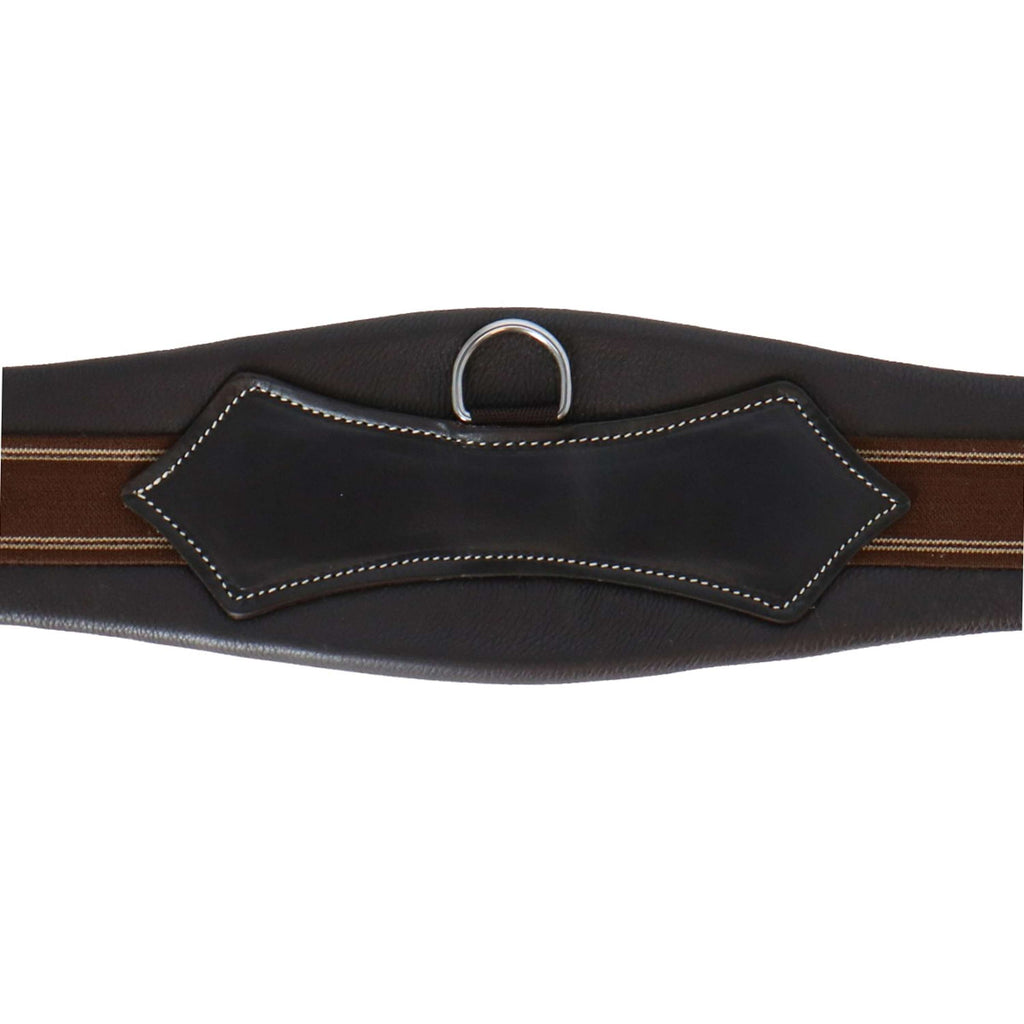 HORKA Sangle Polyvalente Cuir Marron/Argent