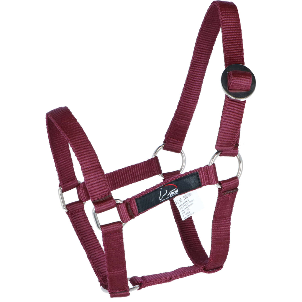 HKM Licol Mini Shetland Vin rouge