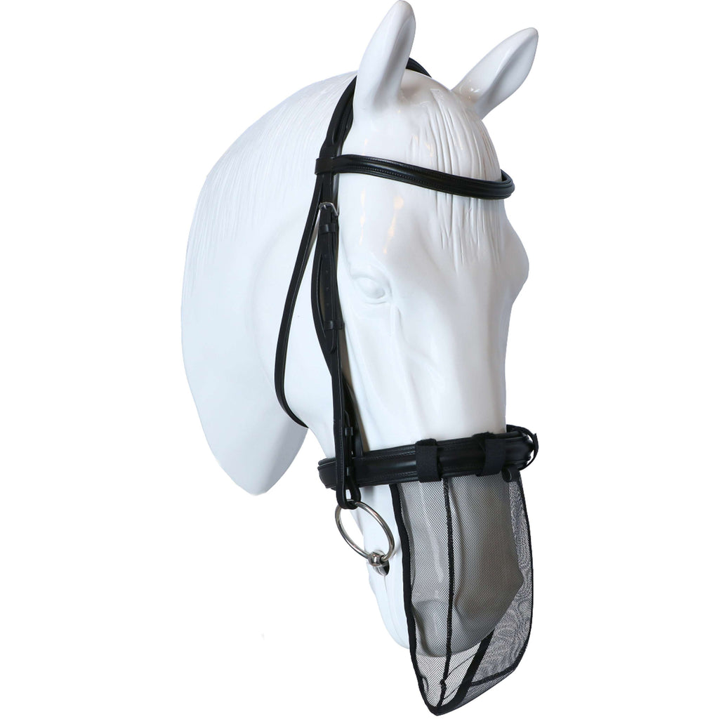 HKM Lot de 3 Filets Nasaux Noir
