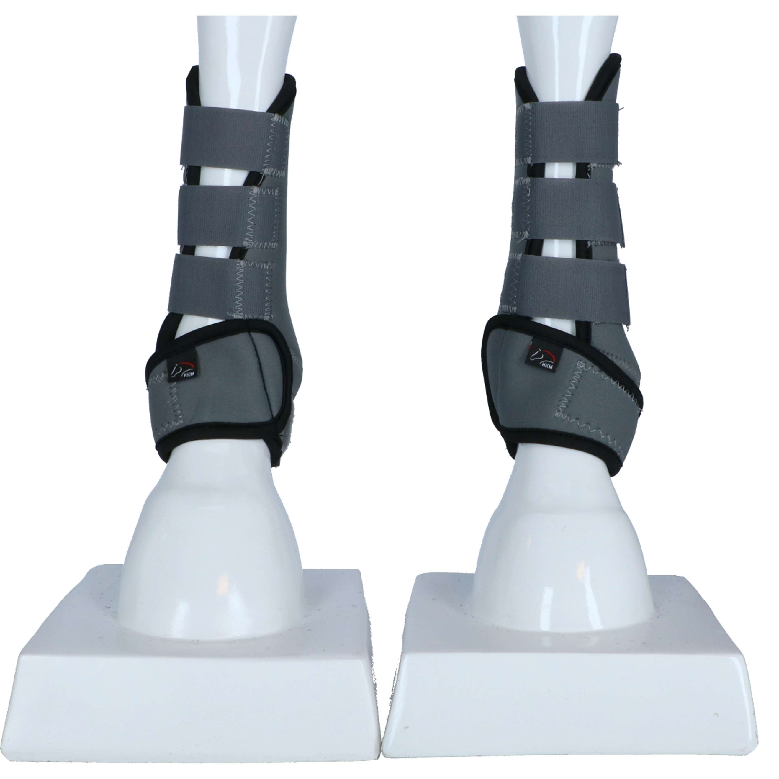 HKM Guêtres Colour Néoprène Gris/Noir HKM Guêtres Colour Néoprène Gris/Noir