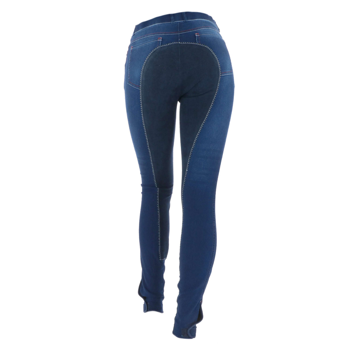 HKM Pantalon d'Équitation Summer Denim 3/4 Jeans bleu