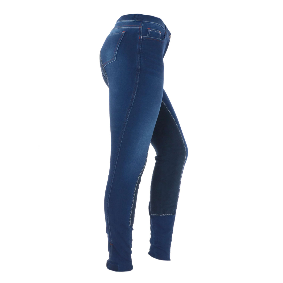 HKM Pantalon d'Équitation Summer Denim 3/4 Jeans bleu