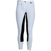 HKM Pantalon d'Équitation Basic Belmtex Grip Blanc/Noir