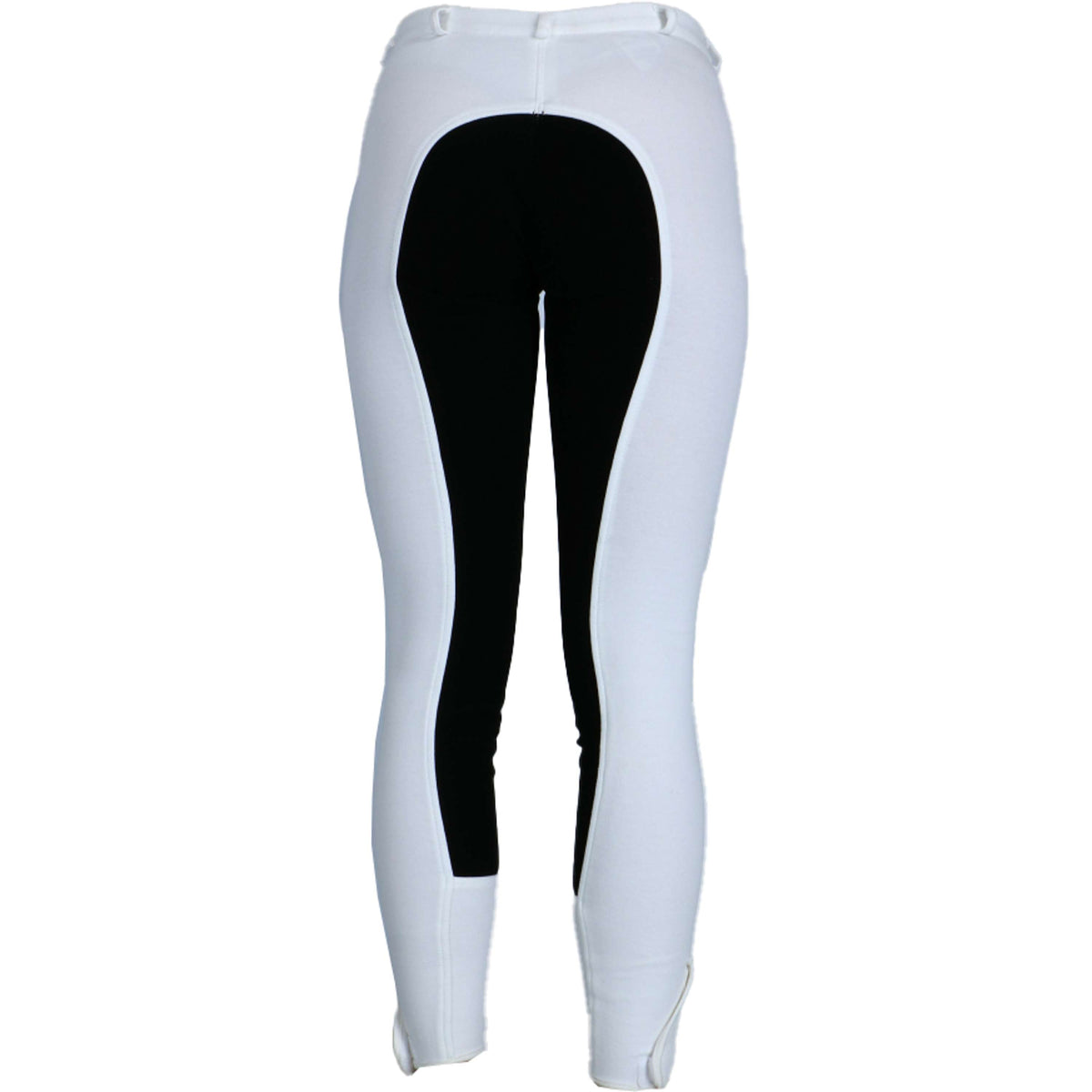 HKM Pantalon d'Équitation Basic Belmtex Grip Blanc/Noir