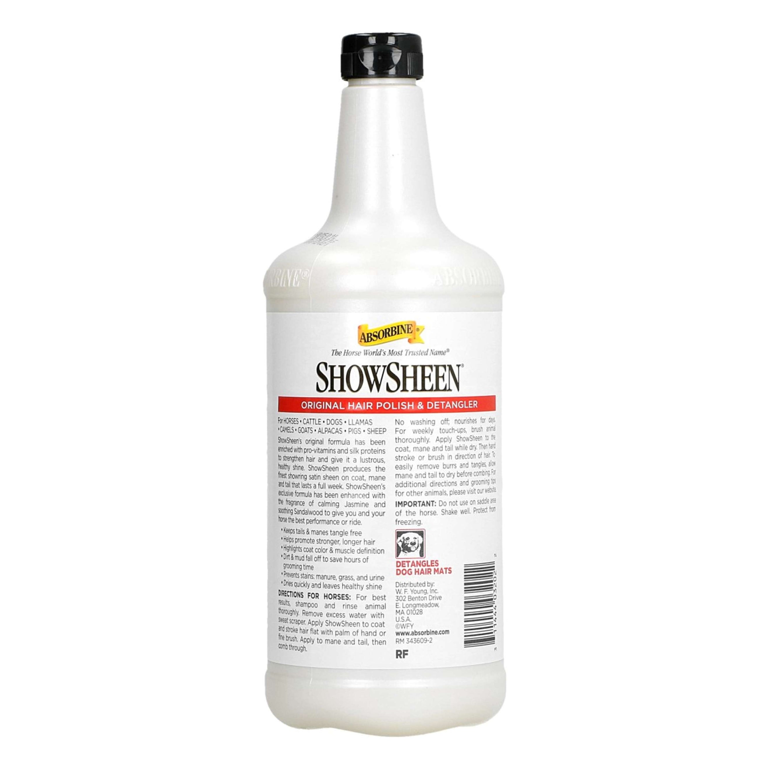 Absorbine Démêlant Showsheen Recharge Absorbine Démêlant Showsheen Recharge