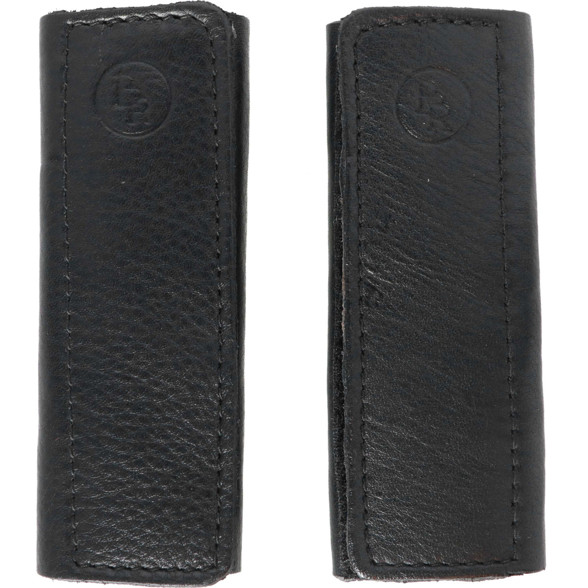 BR Fourreaux de Muserolles Cuir Souple avec Velcro Noir