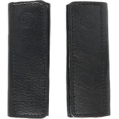 BR Fourreaux de Muserolles Cuir Souple avec Velcro Noir