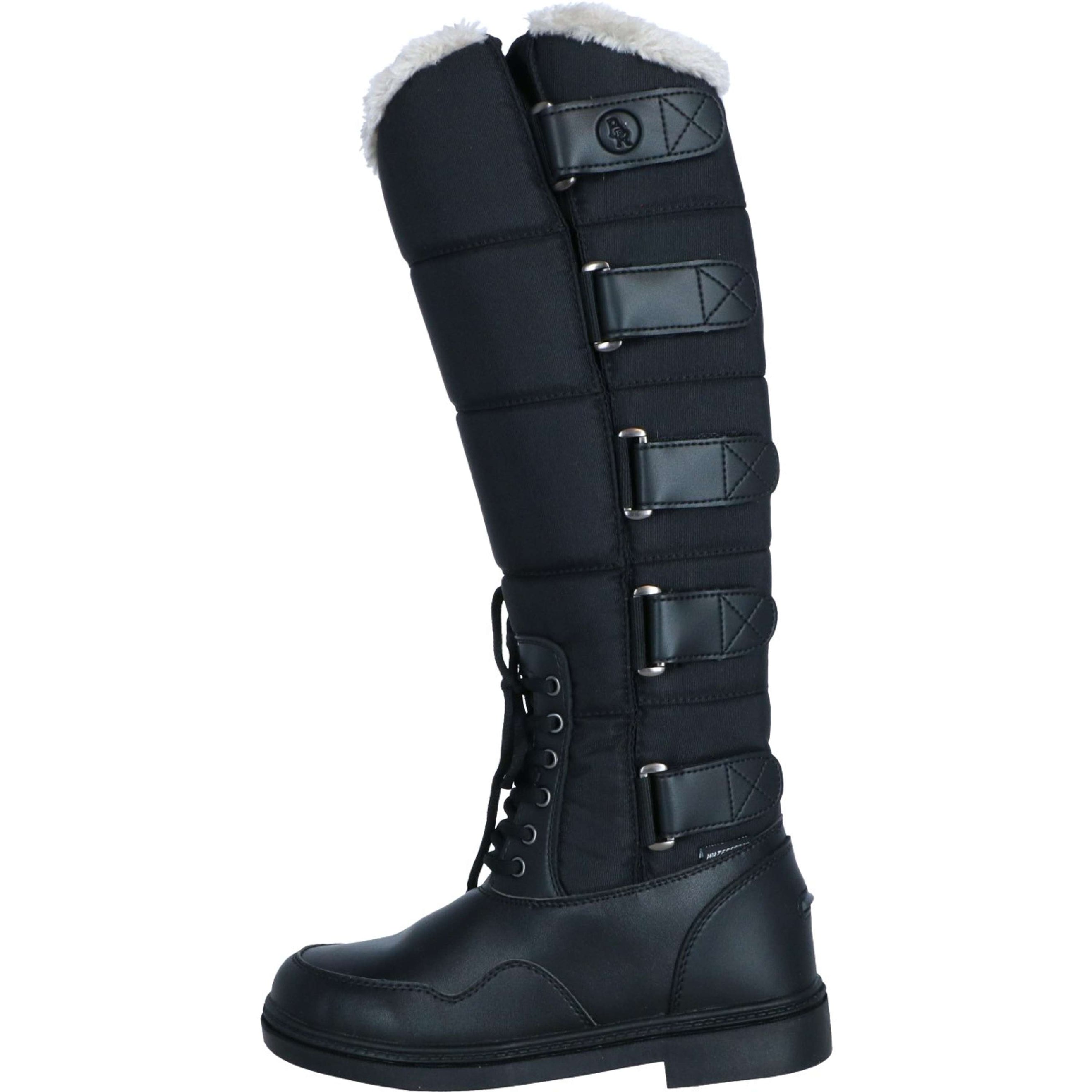BR Bottes d'Équitation d'Hiver Siberia Noir BR Bottes d'Équitation d'Hiver Siberia Noir