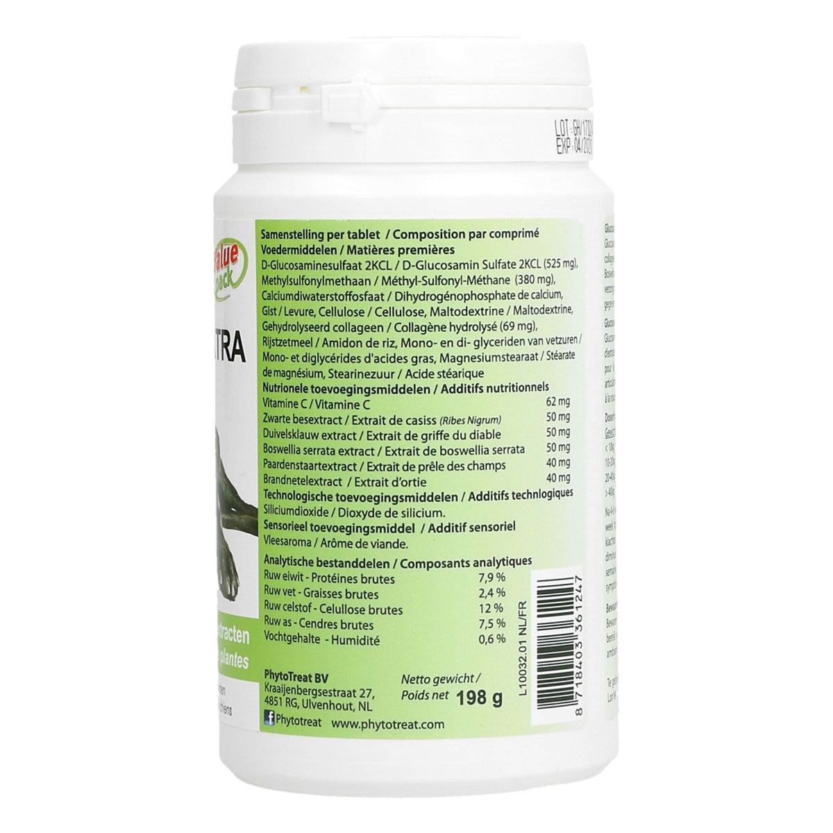 PhytoTreat Glucosamine-Extra Chien