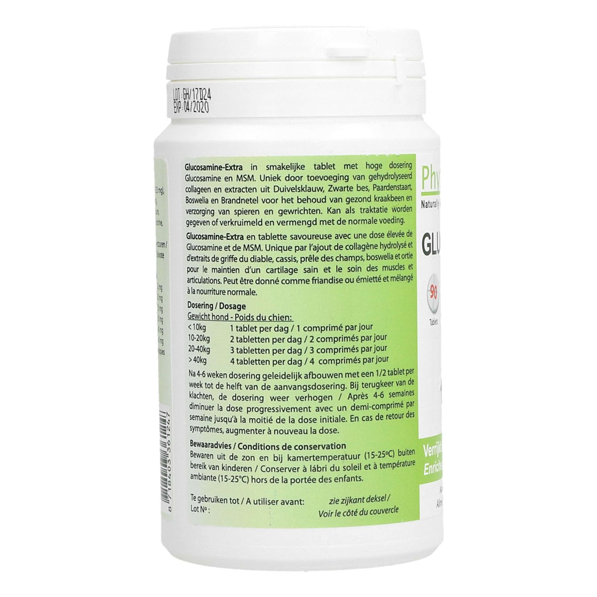 PhytoTreat Glucosamine-Extra Chien