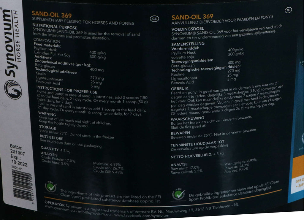 Synovium Sand-Oil
