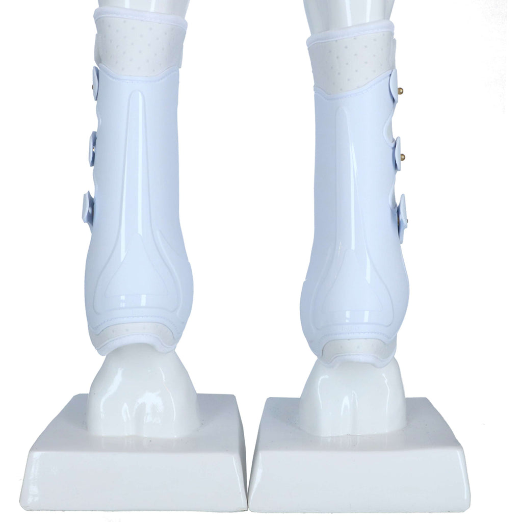 Harry's Horse Guêtres tendineuses Grand Prix Arrière Blanc