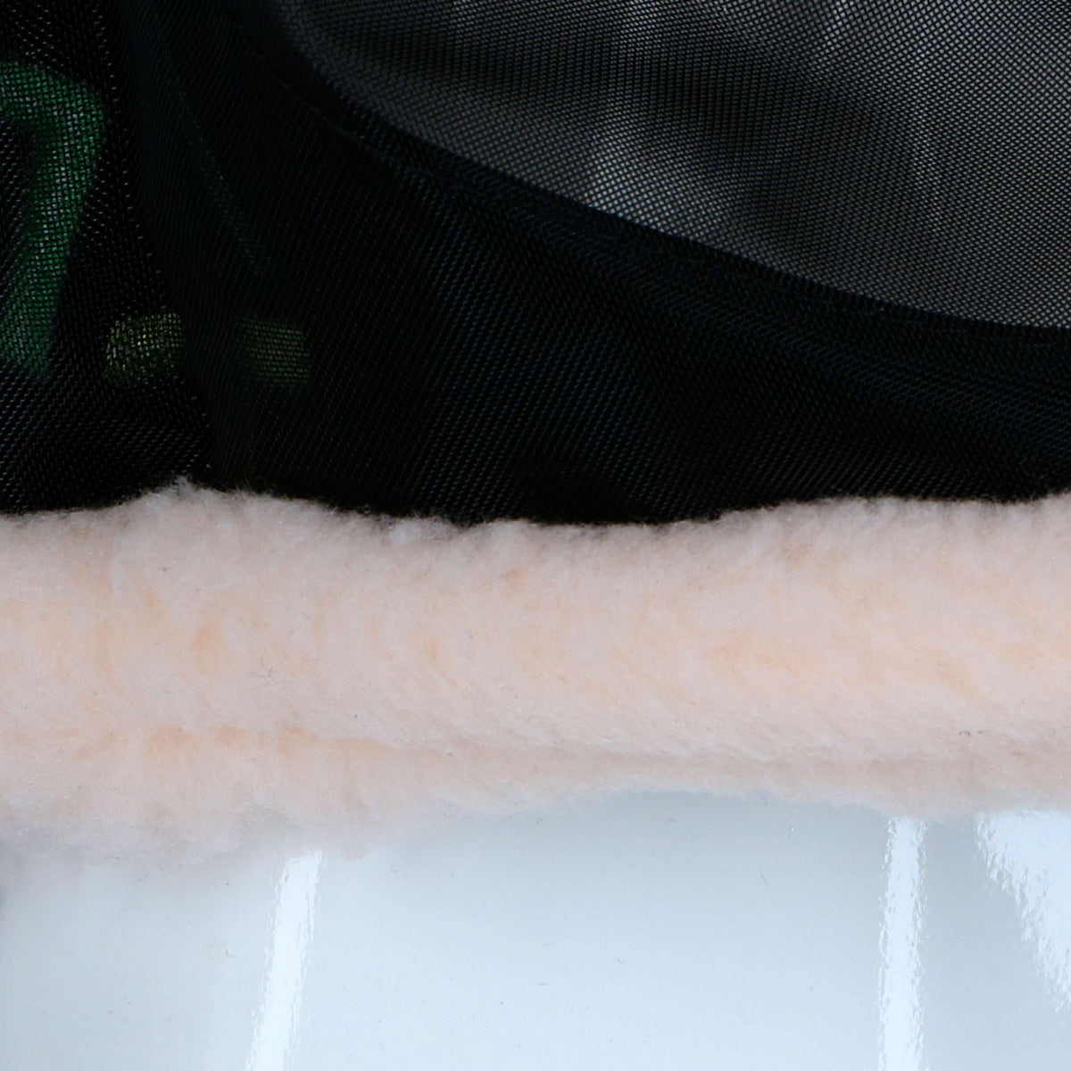 Agradi Horse Masque Anti-Mouches Fine Mesh sans Oreilles Noir