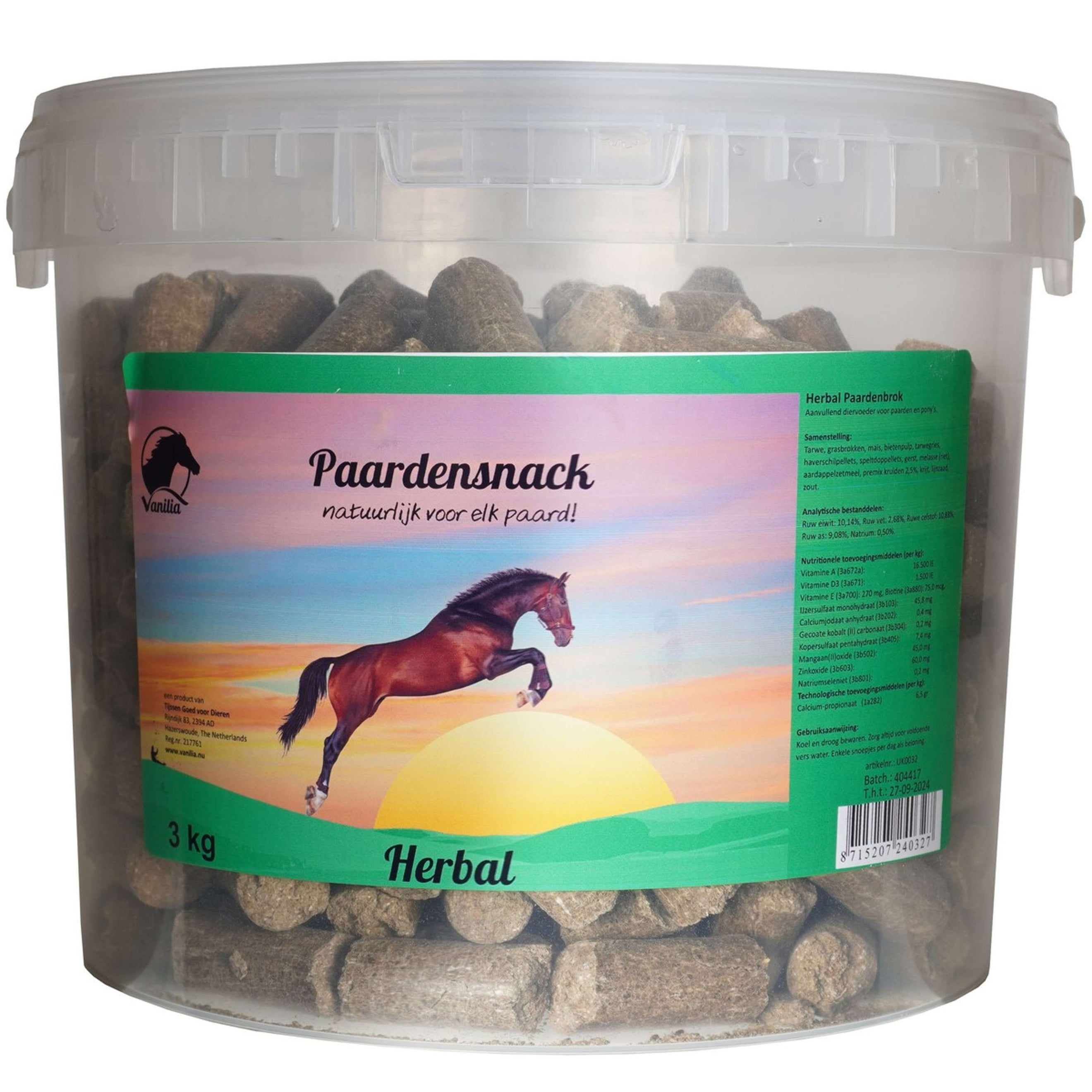 Vanilia Friandises aux Herbes pour Chevaux